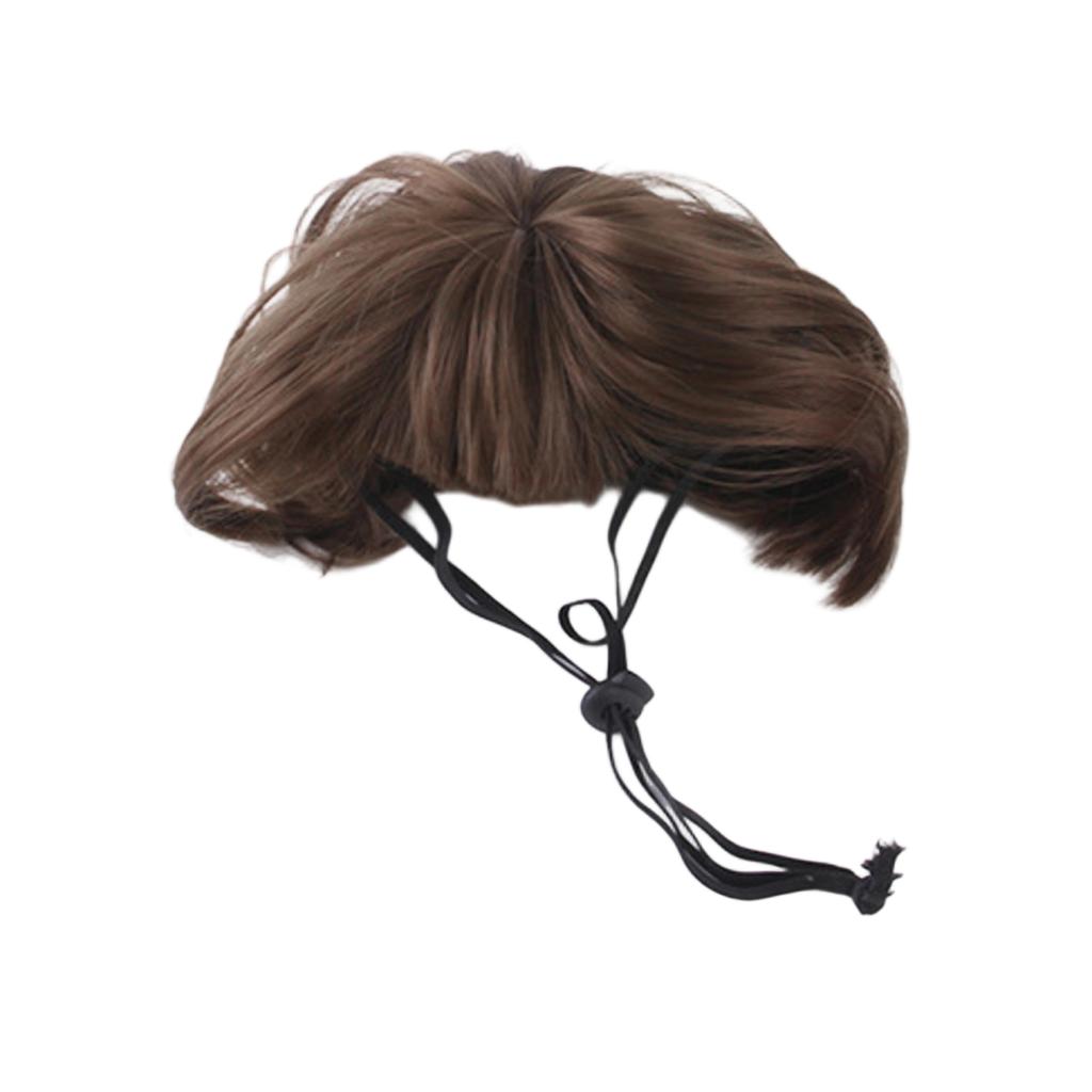 Pet Wig Costume Accessory for Dogs and Cats, Funny Photo Prop for Parties and Holidays