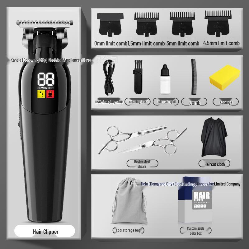 Pro Home Electric Hair Trimmer: Barber-Grade Clipper & Shaver