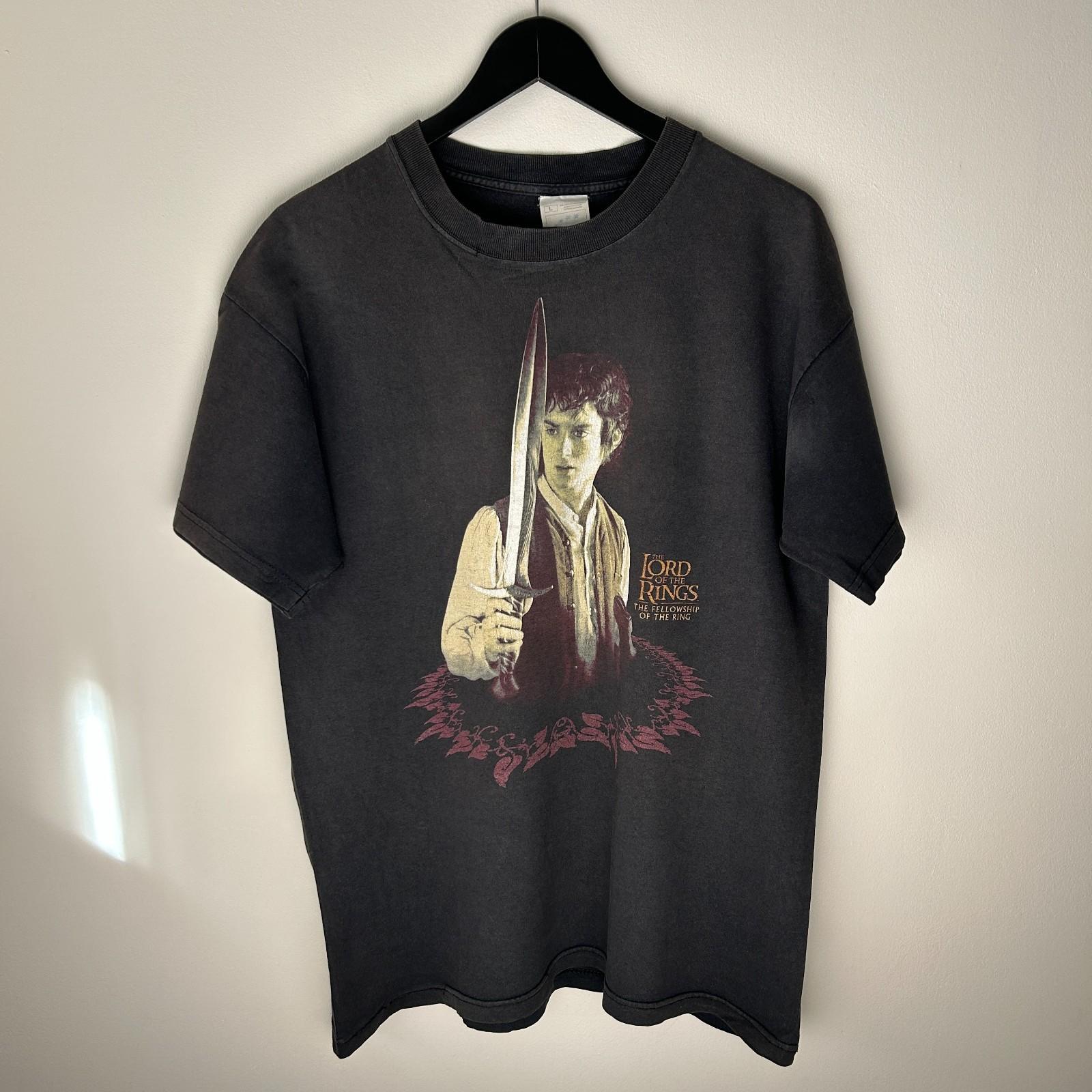 Vintage The Lord Of The Rings Frodo 2001 Movie T-shirt L Unisex T-Shirt XXXL