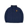 MLB Logo Bear Print High Neck Pullover Down Jacket Short Unisex Jacket Navy-Blue 3ADJB1126-46NYD