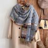 New Brand National Style Cashmere Scarf Winter Women Shawls Warm Blanket Wraps Female Foulard Bandana Thick Scarves