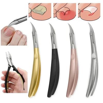 Tagliaunghie professionale, tronchesi per cuticole, forbici per unghie incarnite, rimozione della pelle morta, tagliaunghie in acciaio inossidabile, strumenti per pedicure