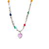Colorful Beaded Summer Necklace – Fresh, Versatile, and Sweet Clavicle Chain