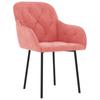 Dining Chairs 2 Pcs. Pink Velvet