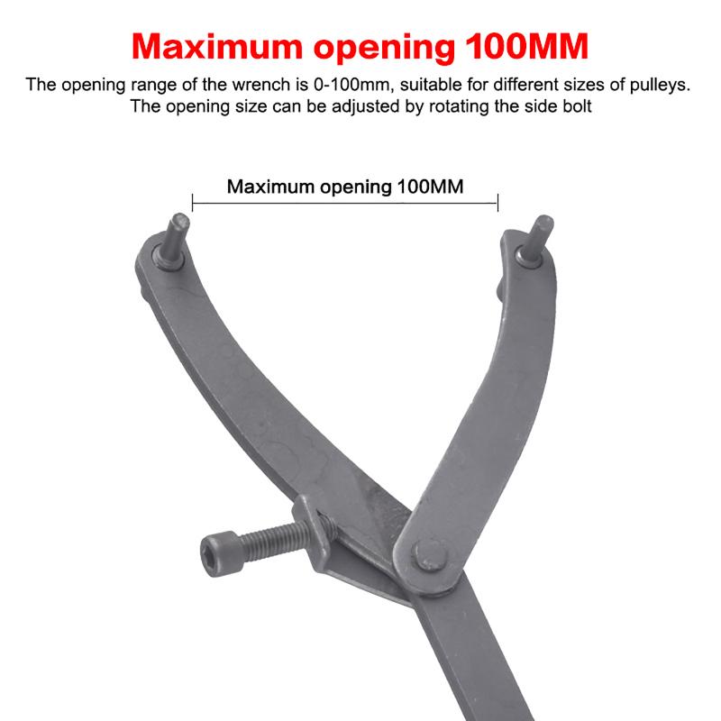 Y-Type Flywheel Wrench Belt Disc Magnet Fixing Clip Flywheel Caliper Clutch Flywheel Pulley Sprocket Spanner For Scooter 1Pc A