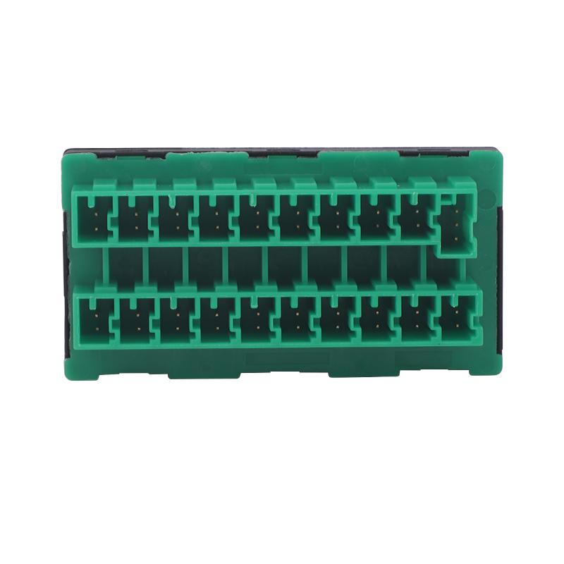 Car Double Row Fuses Connector Green Fuses Connector Double Row For Jeep Wrangler JL Replacement 68321746AA Auto Accessories 1pc