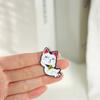 DIY Enamel Pins Turbo Granny Cat Spying Metal Badge New Lapel Pin  Clothes Decoration