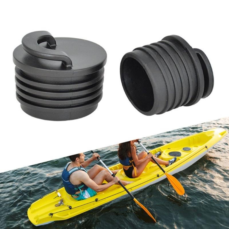 4 Pcs Kayak Scupper Plug Drain Holes Stopper Bung with Handle Rubber Scuppers Stopper Plugs Universal Kayak Plugs