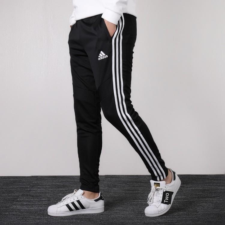 Adidas Men s Pants 2023 Autumn New Sports Pants Football Training Running Knitted Casual Pants D95958 S