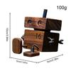 Shaking Wooden Man Figurine Shaking Feet Wooden Man Action Figure Auto Motion-Activated Ornament Cute Playful Decor for Living