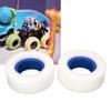 4PCS RC Tire Foam 2.2 Inch Dual Stage Soft Sponge RC Car Crawler Tire Foam for 1/10 1/8 RC Crawler