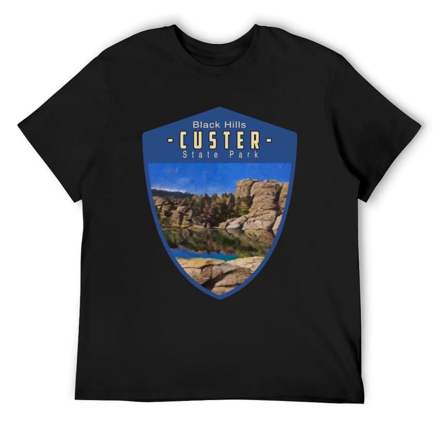 Hiking Trails Custer State Park Black Hills South Dakota T-Shirt summer top custom shirt anime tshirt mens vintage t shirts S