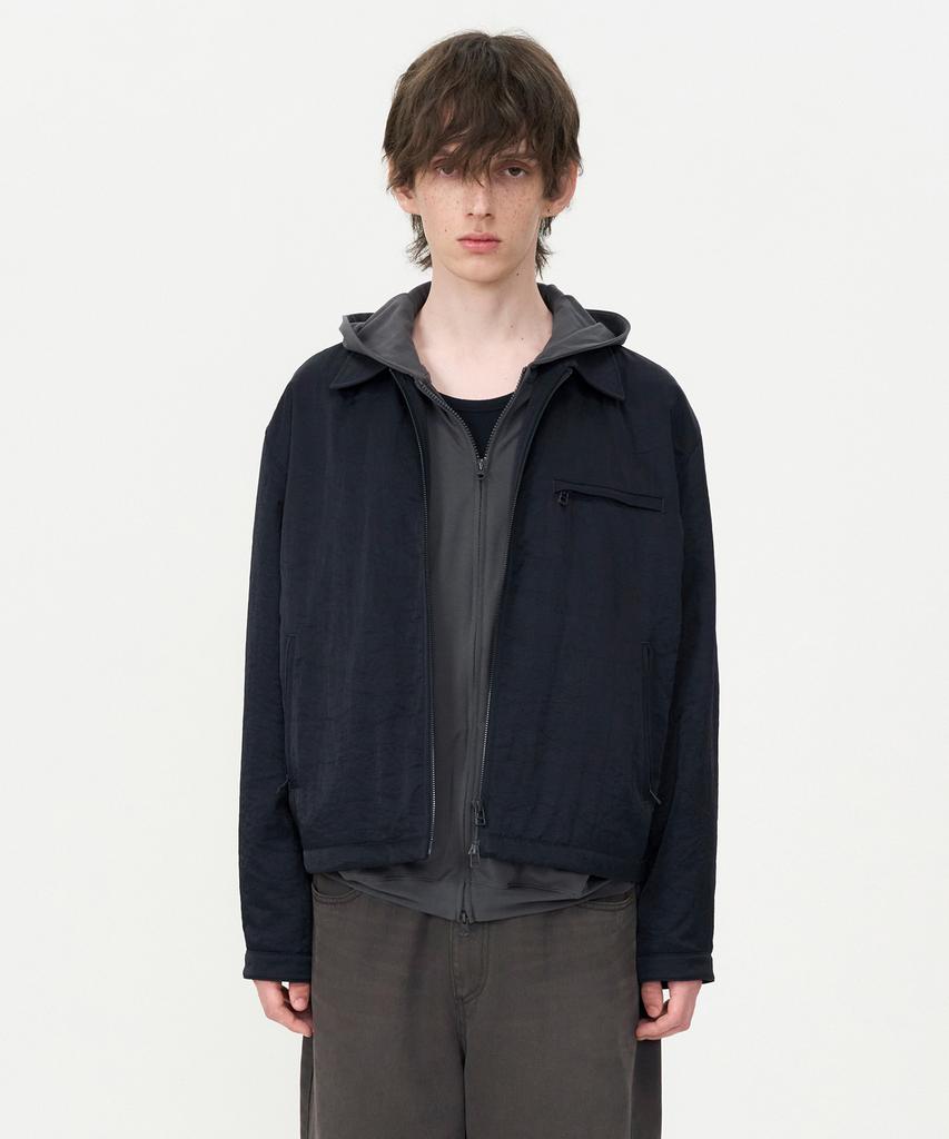 Insilence Heavy Nylon Blouson Black
