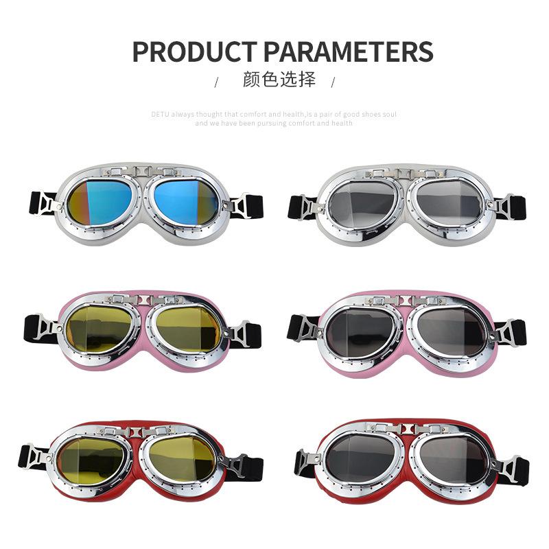 New motorcycle goggles for outdoor sports, Harley windproof goggles, motorcycle helmet eye protection, UV protection#8008