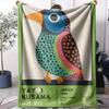 Y-Yayoi K-Kusama Decke Weiche Flanelldecke Sommer Ac-Decke Leicht Kühl Nickerchen-Decke für Sofa Bett Couch Reise
