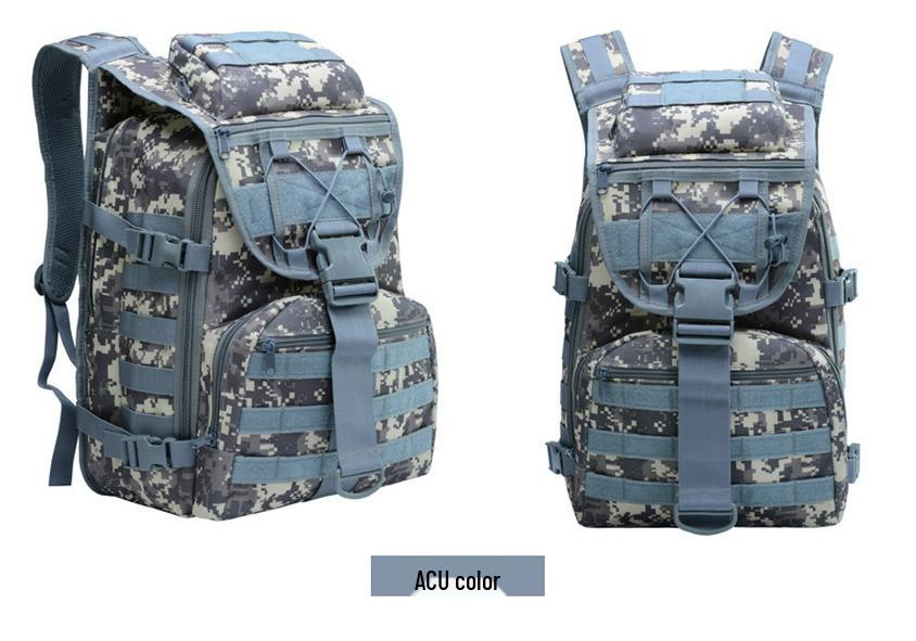 X7 Tactical Waterproof Men's Hiking Backpack - Outdoor Travel & Camping Double Shoulder Bag