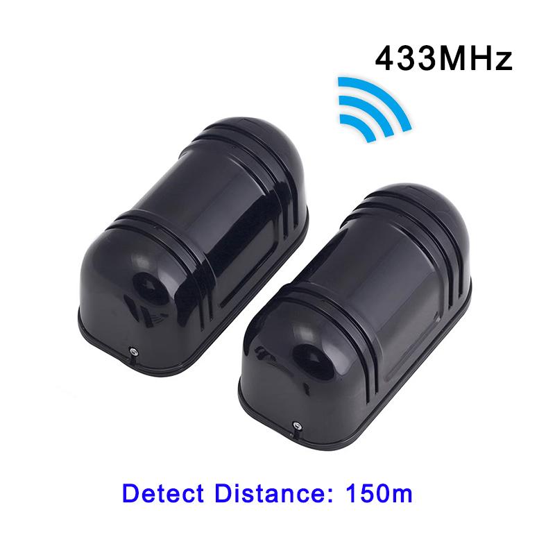 Rainproof InfraredWireless 433MHz 2 Beam Sensor Detector 150m Detect Distance For GSM WiFi Home Alarm System