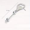 Stainless Steel Bottle Opener Customizable DIY Beaded Beer Opener for Kitchen Wedding Party Bar Home Restaurant Durable