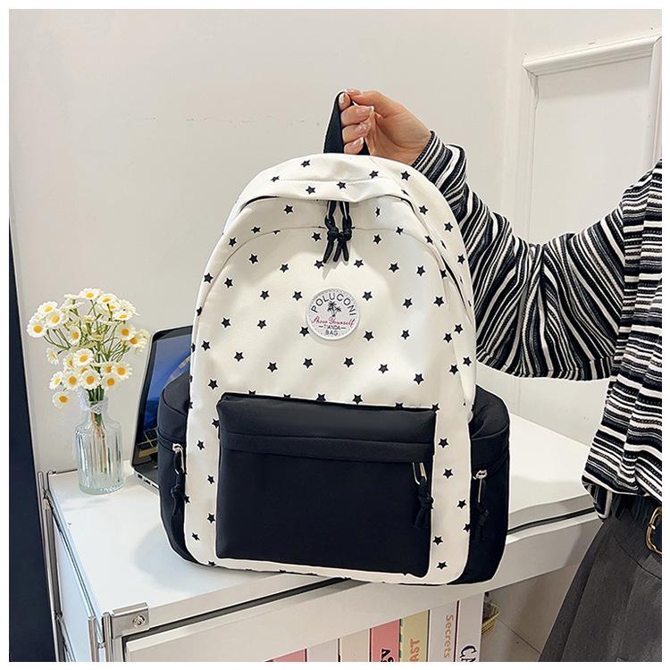 Korean Style Women's Versatile Large Capacity Backpack - Lightweight, Sweet Mori Girl Design for Middle School Students and Travel