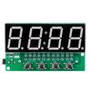 LED Digital Electronic Clock DIY Kit Clock Teaching Welding Exercise Circuit Board Set with Alarm Clock Temperature Countdown