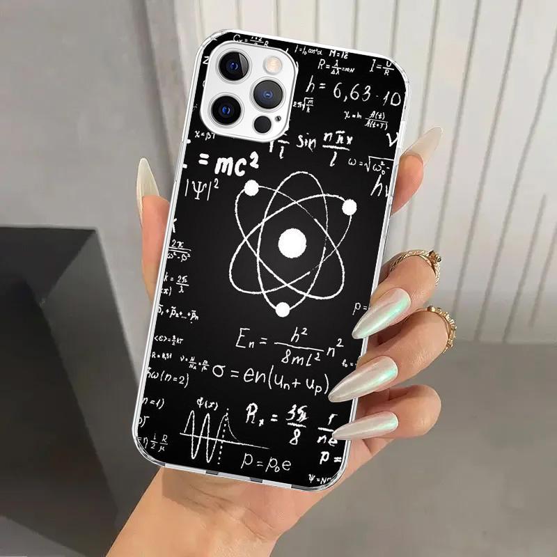 Physics Chemical Mathematics Phone Case for Iphone 17 Air 16 15 Plus 14 13 Mini 12 11 Pro Max 16E 7 8 SE 2020 Soft Funda Print S