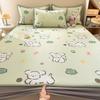 New Cute 3-Piece Ice Vine Cooling Mat Pillowcase & Bed Sheet Set with Digital Print - Spring/Summer