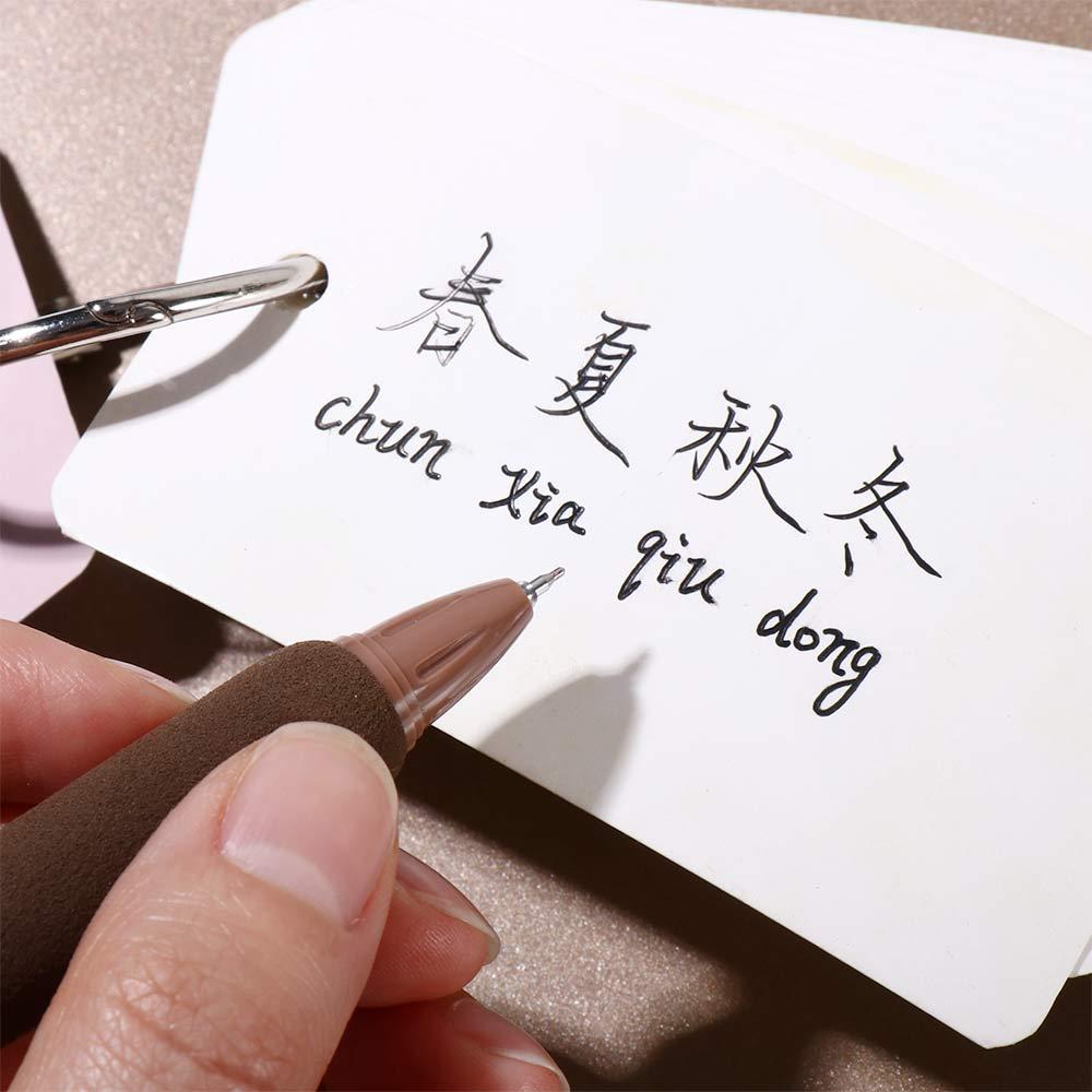 Students Stationery Coffee Color Soft Bread Gel Pen Set Neutral Gel Pen Ballpoint Pen Writing Pen