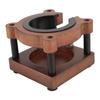 Coffee Portafilter Holder Universal Prevent Slip Bear Shaped Wooden Coffee Tamper Stand for 51mm 53mm 58mm Portafilter
