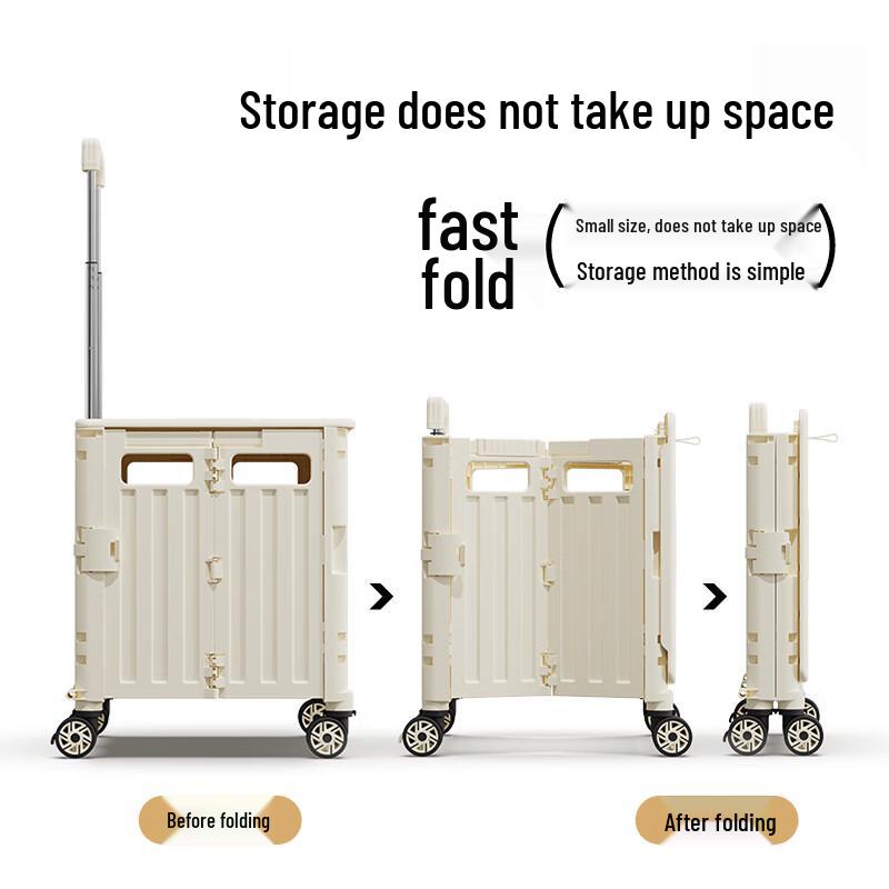 Foldable Car Trunk Shopping Trolley