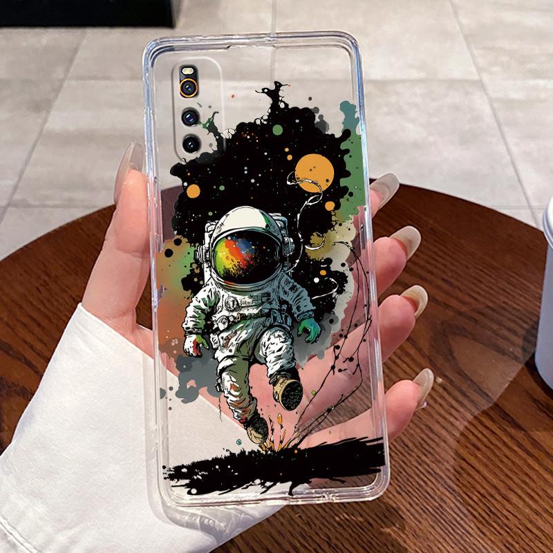 Casing For Vivo IQOO Neo 3 / IQOO Z1 Shells Clear Silicone Jelly Soft TPU Back Cover Case Cute Rabbit Cat Dinasaur Phone Case
