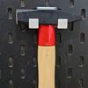 Pegboard Hammer Tool Storage Rack, 24mm Inner Depth 30mm Handle Slot, Space Saving Vertical Organizer for Garage Workshop Workbe