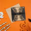 10pcs Invitation Set Elegant Pearl Paper Hollow Spiderweb Design Halloween Party Cards Bulk Unique Attractive Festive