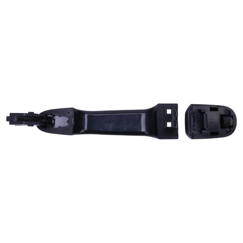 4Pcs Car Door Handle Set with Black Exterior Pieces Referencing 82651-1F010, 82661-1F010, 83651-1F010 and 83661-1F010 for Position Matching