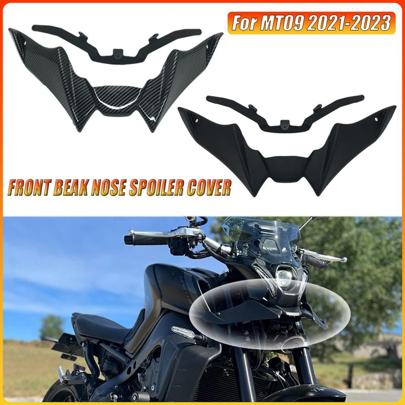 Motorcycle Front Wheel Fender Beak Nose Cone Extension Extender Cowl Spoiler Cover Fit for YAMAHA MT-09 MT09 MT 09 SP -
