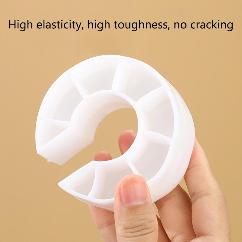Thickened Door Stoppers with Elastic PVC Design Kid Safe Finger Guards Quick Fixing for Homes Kitchen Bathroom Bedroom