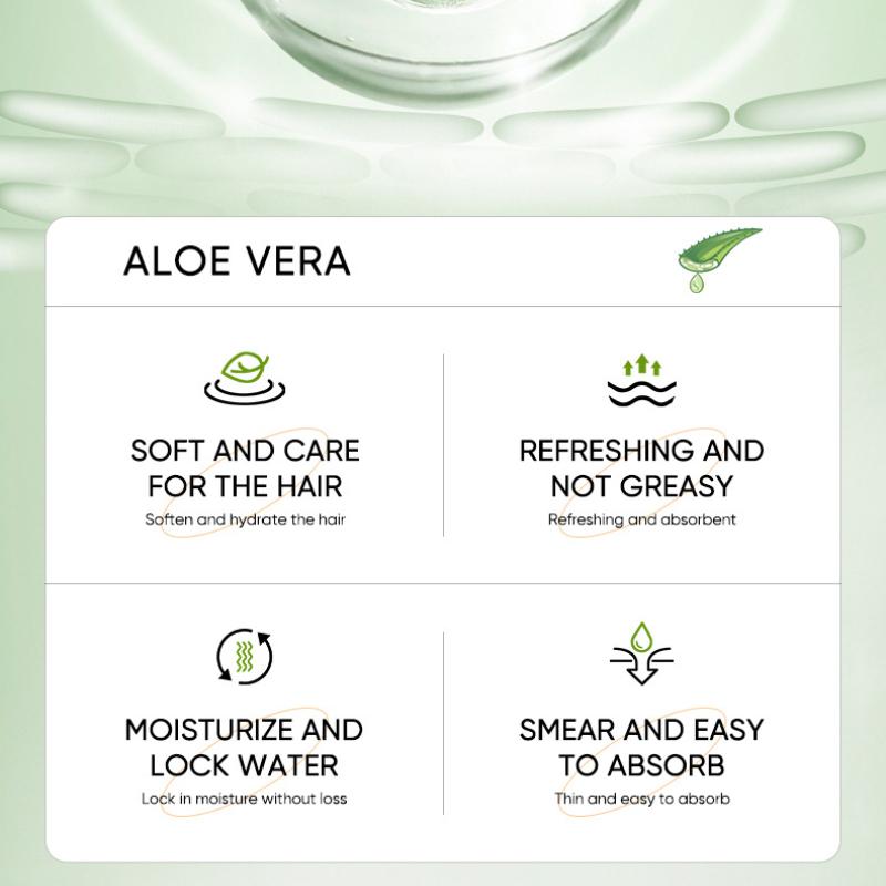Aloe Vera Hair Mask 10g SADOER Softening Improves Frizz Portable
