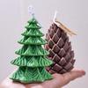 3D Christmas Tree Pine Cone Candle Mold DIY Aroma Candles Soap Silicone Molds Plaster Resin Craft Making Home Xmas Dec Art Gifts