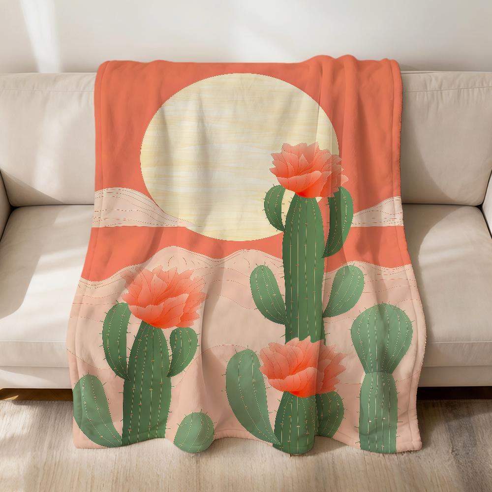 Fashion Vibrant Floral Modern Art Flannel Soft Warm Plush Blanket For Sofa Living Room Pet Hogar Bedroom Gift Home Car Portable