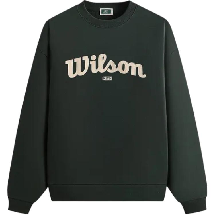 

Kith X Свитшот Wilson Nelson Crewneck Stadium Мужские топы Зеленый KHM033616-302 M