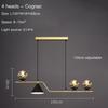 Nordic Black LED Chandelier For Living Room Kitchen Modern Home Indoor Ceiling Lighting Fixtures Glass Ball E14 Hanging Lamps