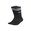 Crew Socks Men's 3 Pack Black IL5022