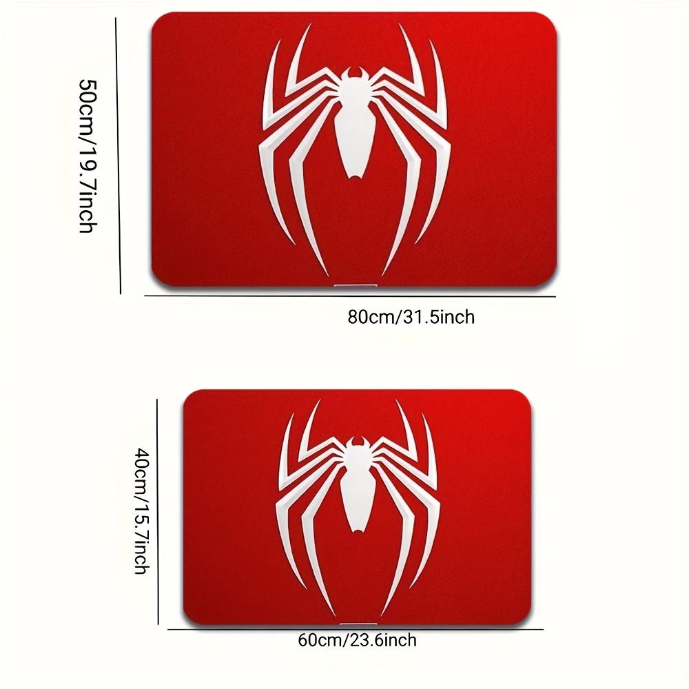 1pz Tappetini da Bagno Marvel 'Spider-Man', Tappetini Antiscivolo per Bagno in Varie Misure, Adatti per Bagni, Ingressi, Lavanderie,