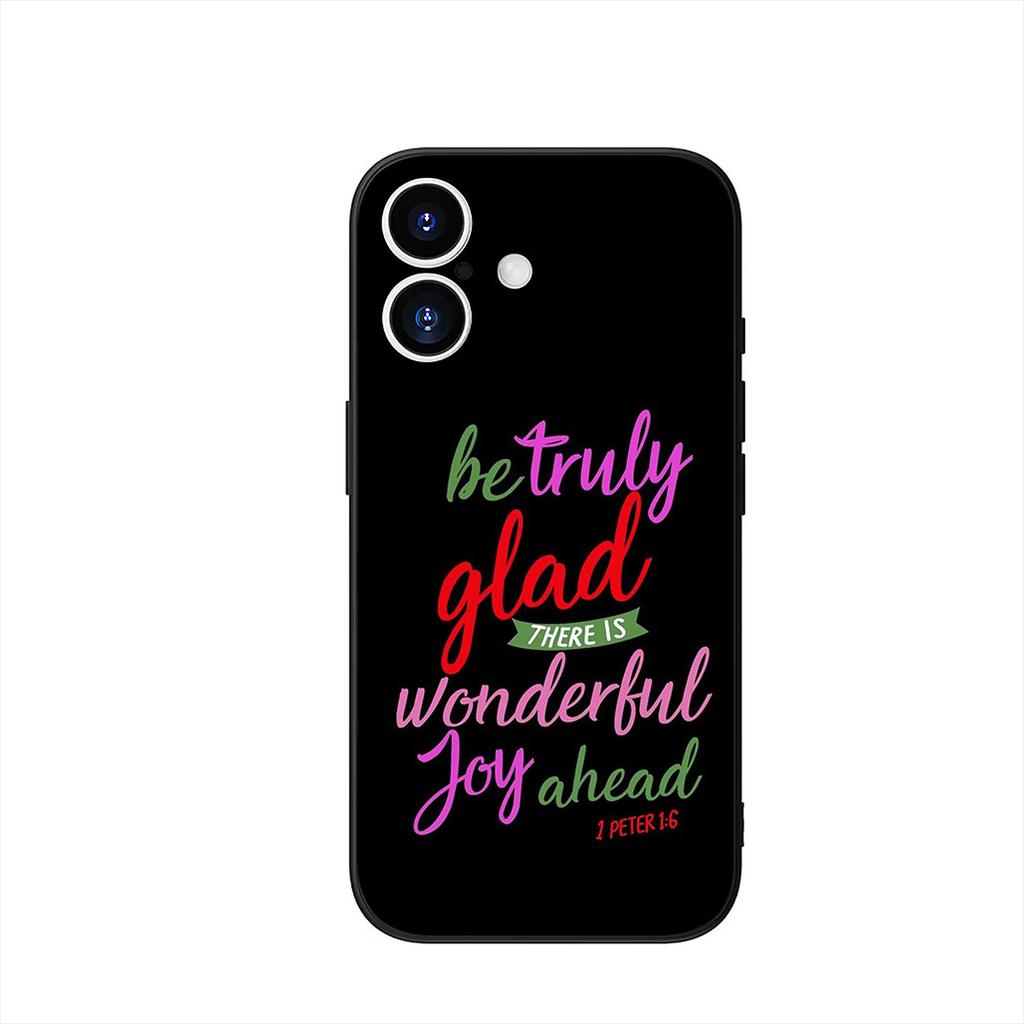 Bible Verse Faith Christian Jehovah God Phone Case for Apple iPhone 16 15 14 Plus 13 12 Mini 17 Pro Max + 16E Air 16+ ProMax