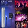 QUOXO 2 LED Strobe Baton Champagne Bottle Handheld Light Lights, (Silver)