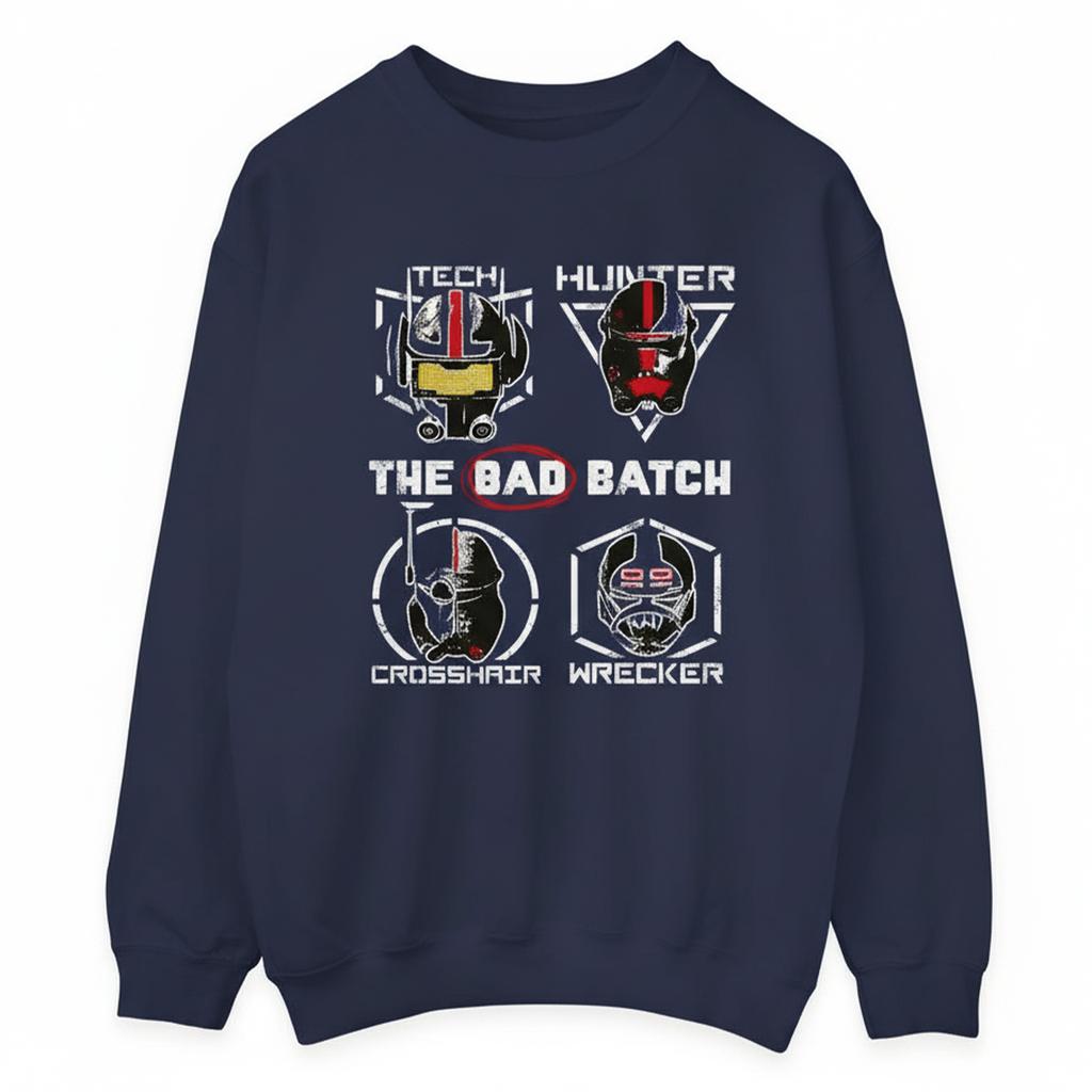 Star Wars: Bad Batch Womens/Ladies Clone Force 99 Sweatshirt
