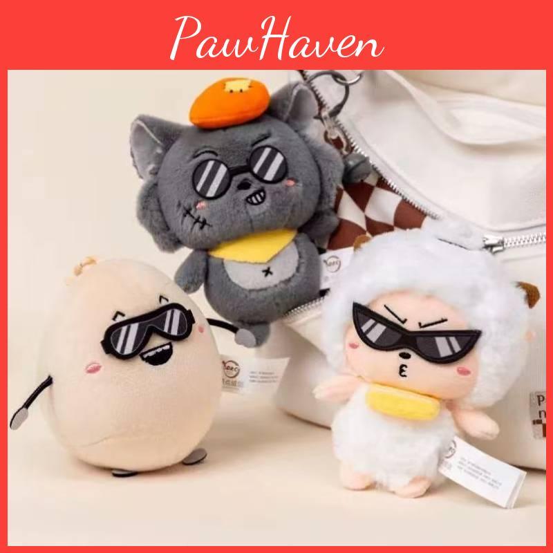 Goat And Pleasant Big Big Wolf Keychain Cute Bookbag Kids Decorative Doll Plush