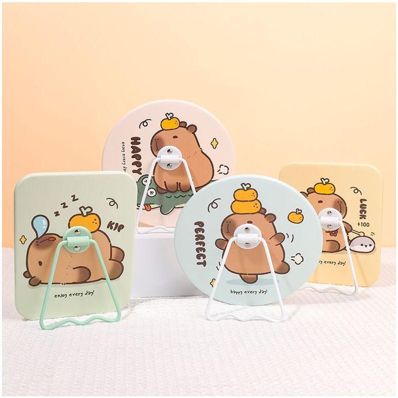 PureSnow - Animal Faux Leather Desktop Mirror (Various Designs)