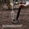 Camping Hammer Multitool Aluminum Handle Stainless Steel Hammer Tent Stakes Survival Gear Outdoor Tarp Hammer and Nail Puller