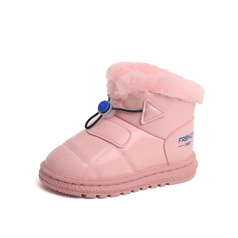 Klassische Kinder Schneestiefel Warme Winter Kinder Schuhe Stiefel für Mädchen Mode Jungen Freizeit Knöchel Baumwollstiefel Rutschfest Vielseitig