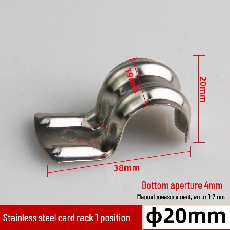 Single-Sided U-Shaped P-Shaped Stainless Steel Pipe Clamp for 16-20 Iron Conduit